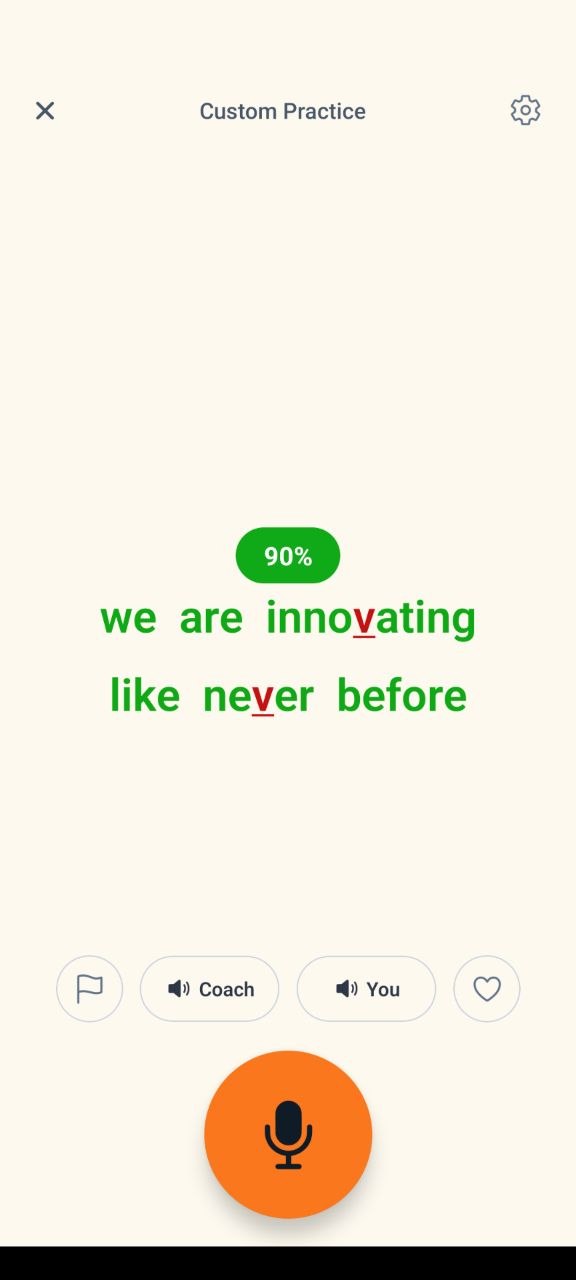 Pronuncia sentence-level AI feedback for innovative